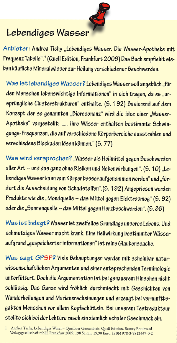 Lebendiges Wasser