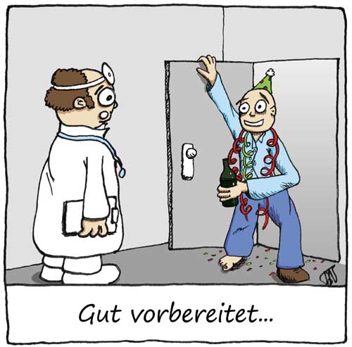 Gut vorbereitet zum Arzt